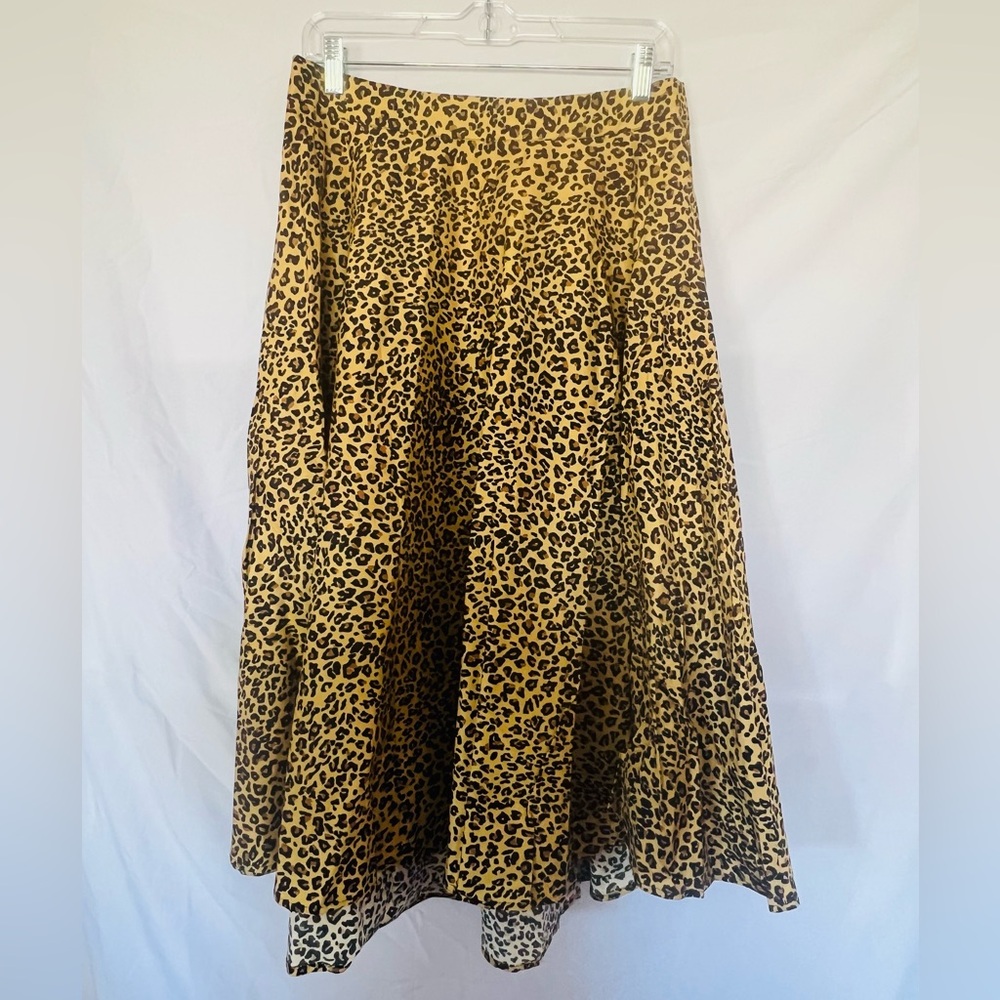 FARM Rio Jaguar Print Crop Top & Skirt Set Matching - Resort Chic - Sz L - NWT - Picture 5 of 8